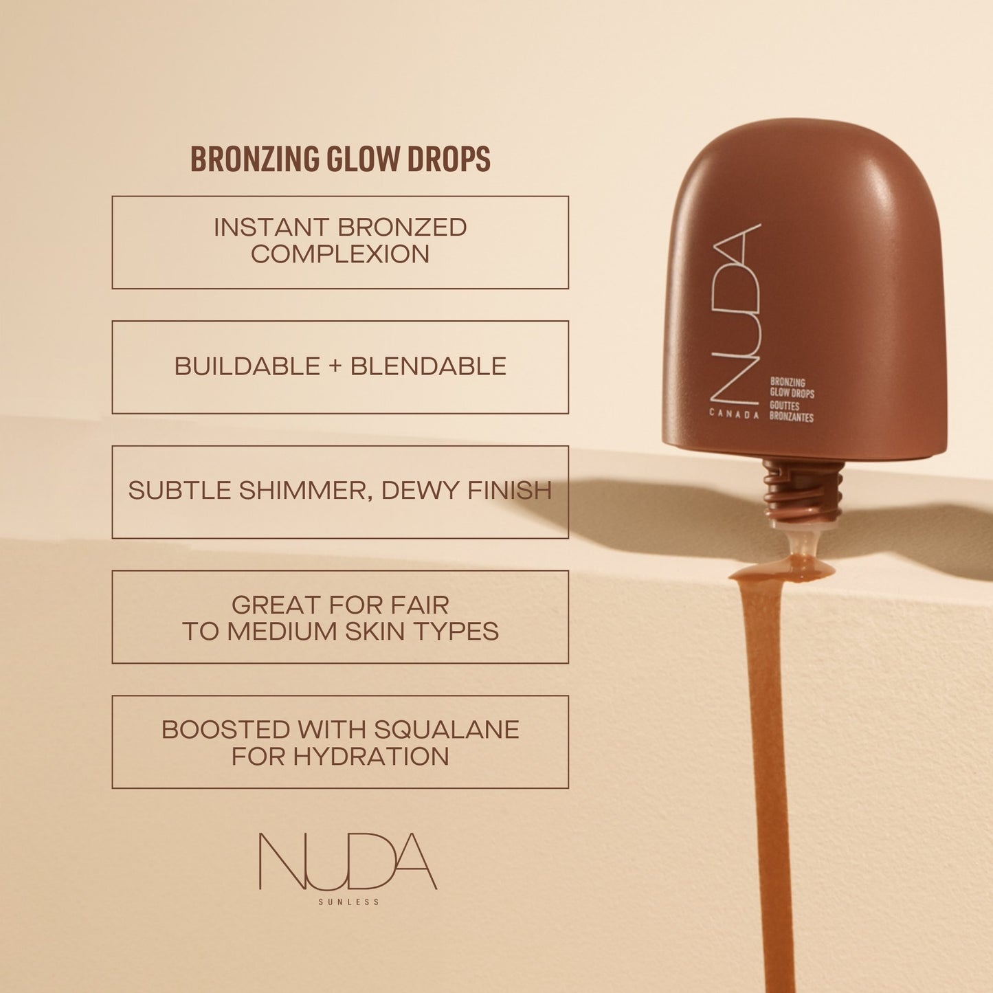 GLOW DROPS BRONZING GLOW DROPS GOLDEN BRONZE